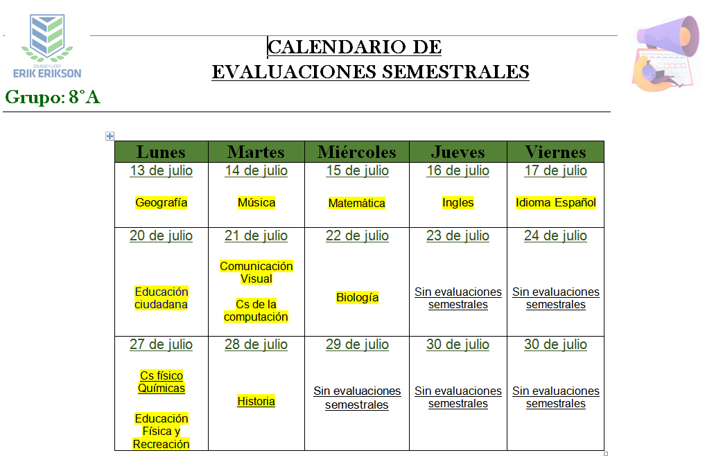 Adjunto Calendario de evaluaciones semestrales 8°A.PNG
