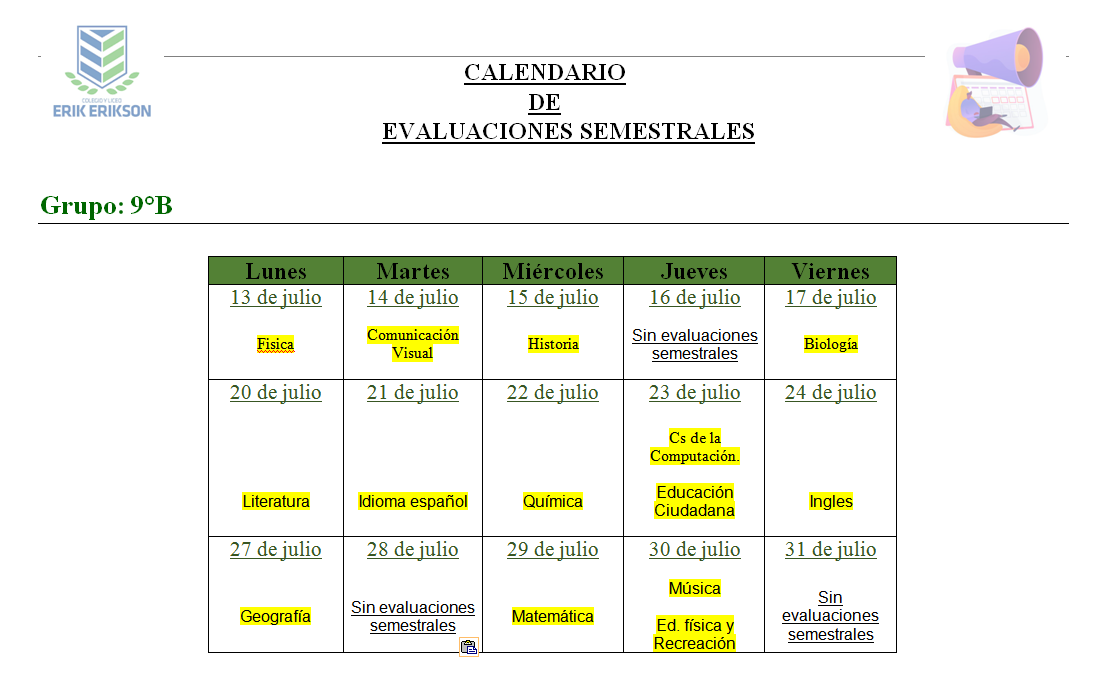 Adjunto Calendario de evaluaciones semestrales 9°B.PNG